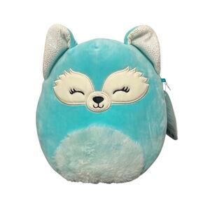 Squishmallow Kellytoy Dabney Blue Fox Plush Squish Stuffed Animal
